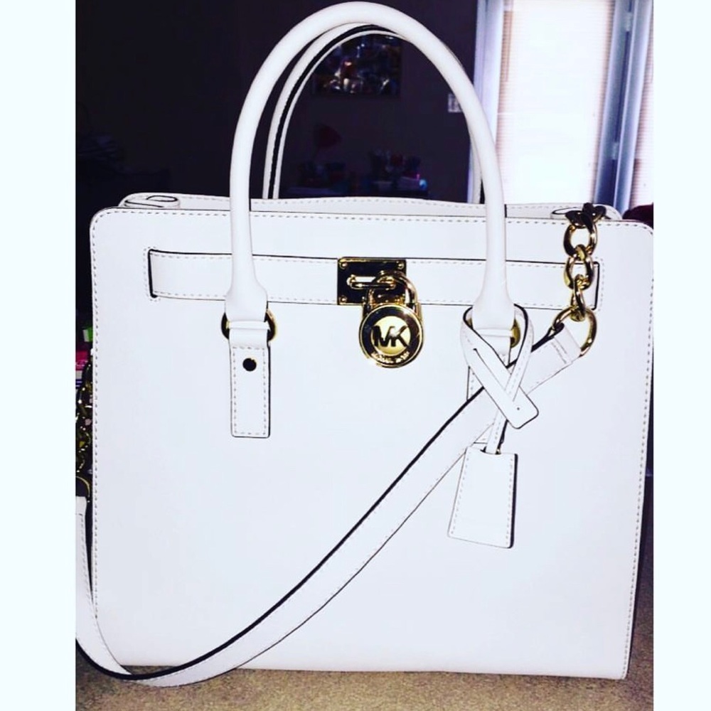 White Michael Kors purse